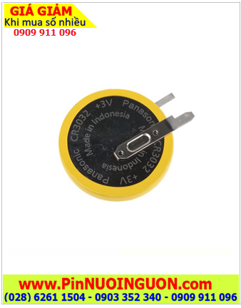 Pin CMOS CR3032; Pin nuôi nguồn CMOS Panasonic CR3032 lithium 3v /chân thép như hình